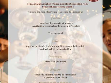 Soirée Saint-Sylvestre à l'Hôtel Château Tilques