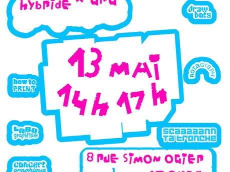 ATLIER | Kermesse Graphique avec G_R_G à L'Art Hybride