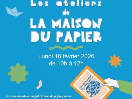 ATELIER | Atelier familles à la Maison du Papier (5-12 ans)