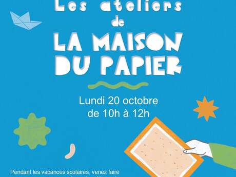 ATELIER FAMILLE | Atelier à la Maison du Papier (5-12 ans)