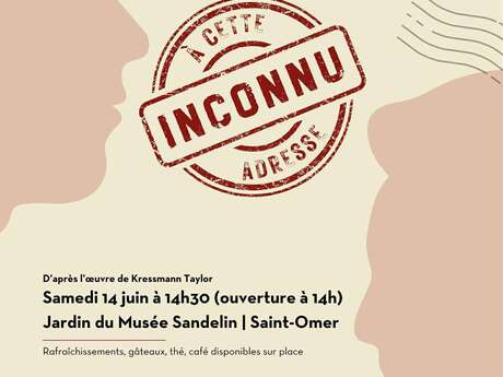 THÉÂTRE  "Inconnu à cette adresse"
