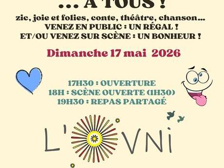 CONCERT | "Scène ouverte" à la yourte l'OVNI