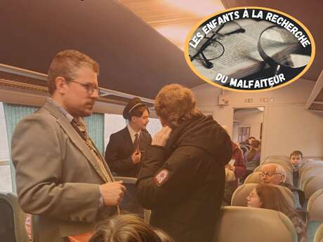 TRAIN TOURISTIQUE | Le train des petits enquêteurs