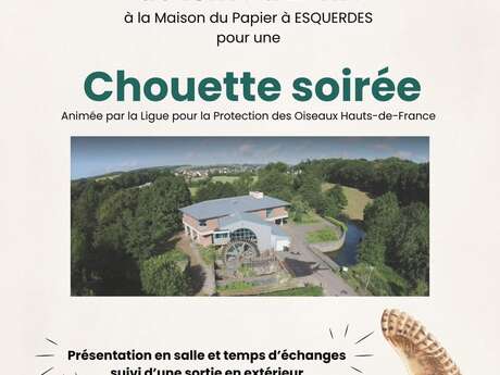 SORTIE NATURE | "Chouette soirée" à la Maison du Papier avec la LPO