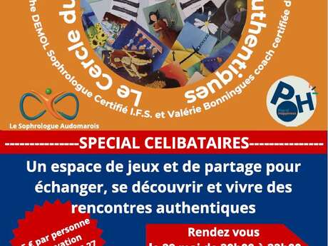 ANIMATION | Cercle du jeu et des rencontres Authentiques "Spécial célibataire"