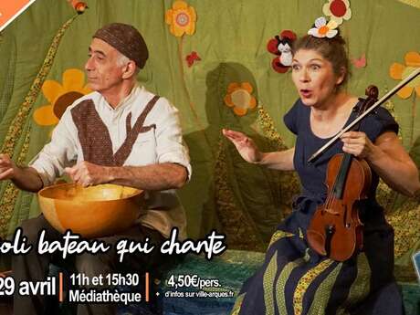 SPECTACLE | Le joli bateau qui chante (18 mois-5 ans)