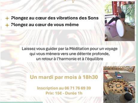 BIEN-ÊTRE | Méditation voyage sonore avec Denis à la Yourte L'OVNI