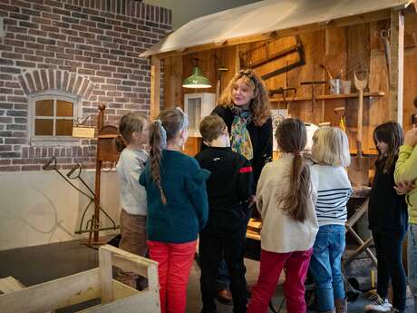 Visite de l'exposition "Chez Capiau, la vie d'un maraîcher"