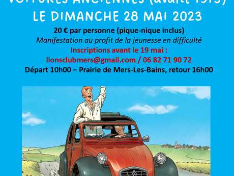 Rallye touristique de voitures anciennes