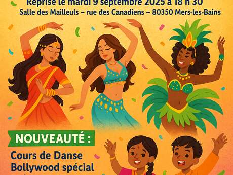 Cours de danse Bollywood, Orientale et Brésilienne