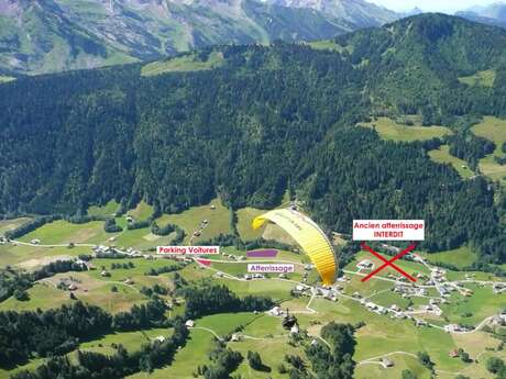 Parapente : terrain d'atterrissage "Les Potais"