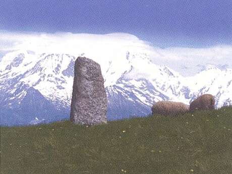 Römischer Meilenstein am Petit Croisse Baulet