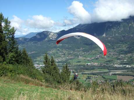 Aire de décollage de parapente de Brison/Solaison