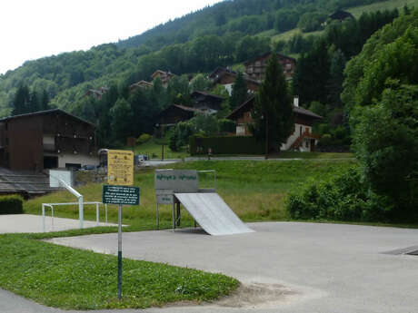 Skate park and City stadium