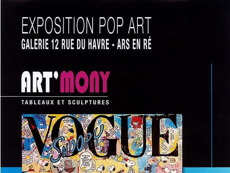 Art'Mony exhibition by Patricia Ducept – Pop art