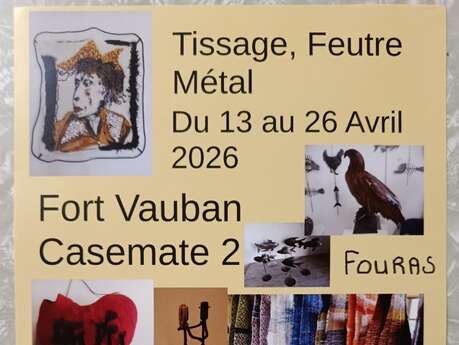 Exposition tissage, feutre et métal