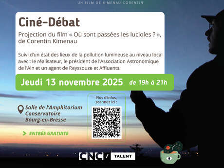 Ciné-débat "Où sont passées les lucioles ?"