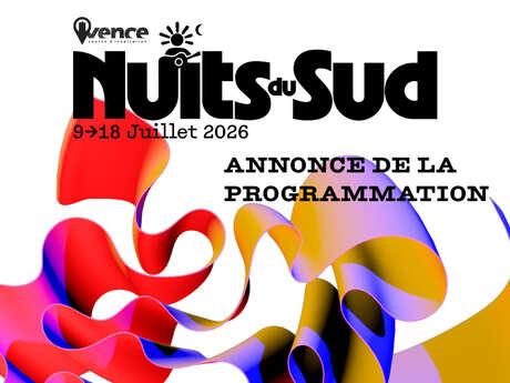Annonce de la programmation  Nuits du Sud 2026