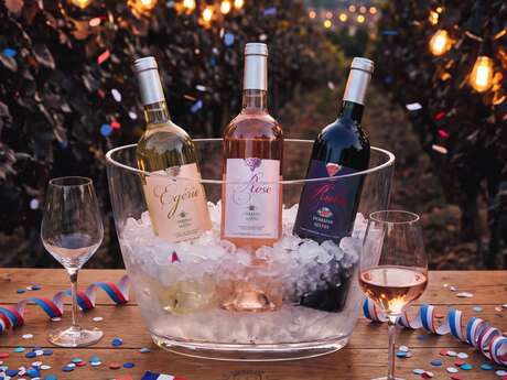 Rosé, blanc, rouge le 14 juillet du Château des Selves