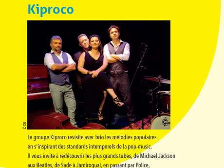REPORTE - Concert : Kiproco - musique pop jazz | Les voix départementales