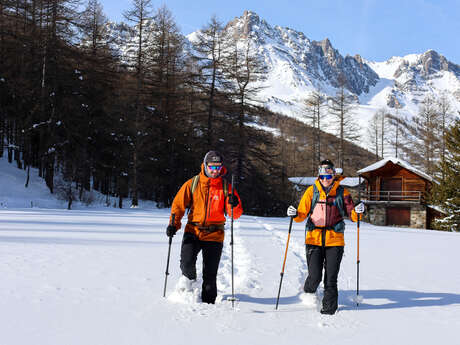 Boucle de la Cascade de Fontcouverte en raquettes
