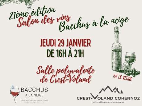 21ème Salon des Vins Bacchus à la Neige