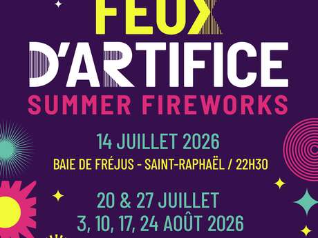 Feux d'artifice du 14 juillet Fréjus / Saint-Raphaël