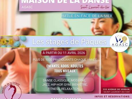 Stages maison de la danse - animations vacances de printemps