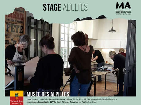 Engraving course at the Musée des Alpilles