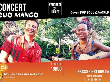 Duo Mongo Concert at Brasserie Saint Romain