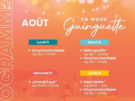 Aquaré en mode Guinguette