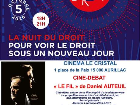 CINE DEBAT SUR LE FILM 'LE FIL'