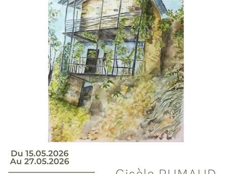 Exposition d'aquarelles de Gisèle Rumaud