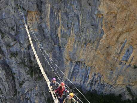 Via ferrata de La Grande Fistoire parcours sportif  - Vertikal Spirit