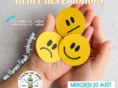 Atelier des émotions : 18 mois - 3 ans