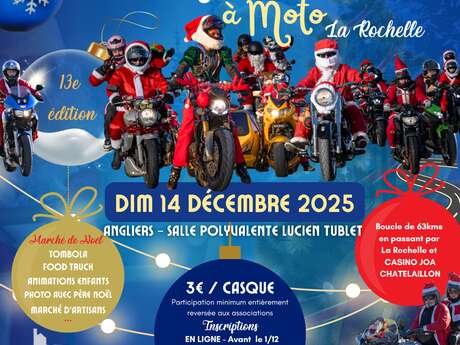 Motorcycle Santa ride