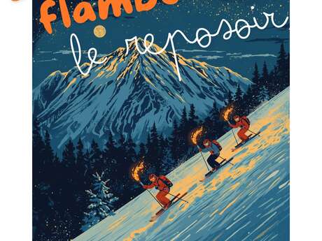 Descente aux Flambeaux - Ecole de SKi le Reposoir