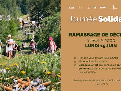 Journée solidaire ramassage de déchets