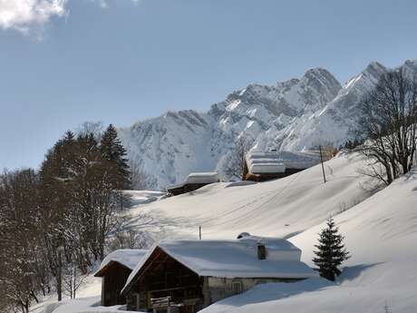 Snowshoeing itinerary : The Abbey