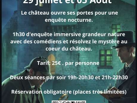 Enquête nocture au château de la Fée mélusine