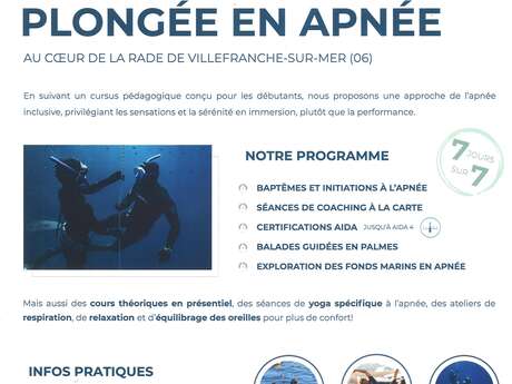 Plongée en apnée