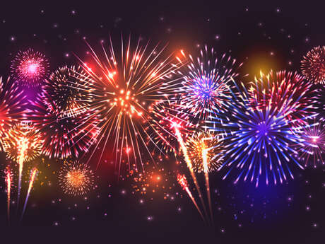 Feu d'artifice de Noël