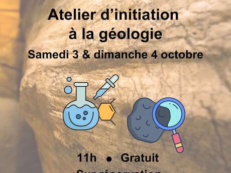 Atelier d'initiation à la géologie - Fête de la science