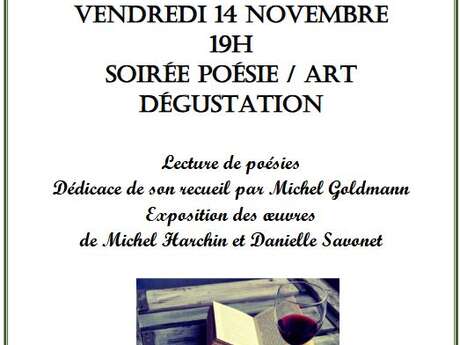 Soirée Poésie, art et dégustation