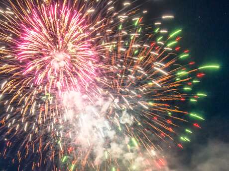 Fête de La Madeleine et firework