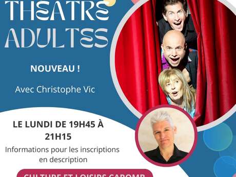 Cours théâtre adulte