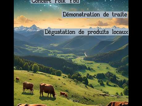 Fête Pastorale dans l'alpage