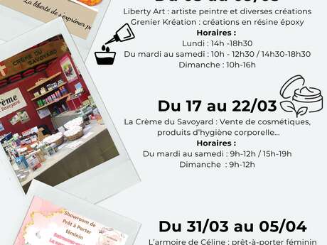 Boutique éphémère : La Crème du Savoyard