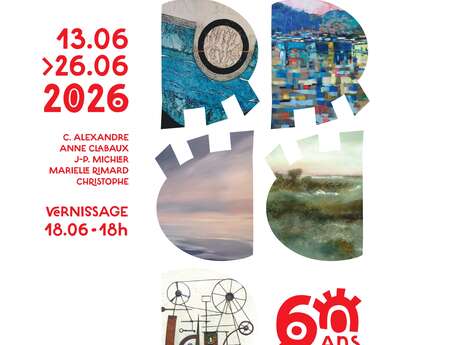 Exposición de C. Alexandre, Anne Clabaux, J-P Michler, Marielle Rimard y Christophe