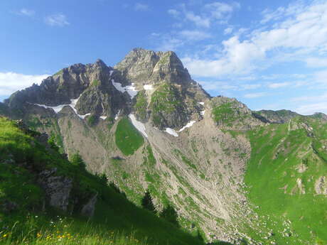 Walking route - Mont de Grange from Châtel